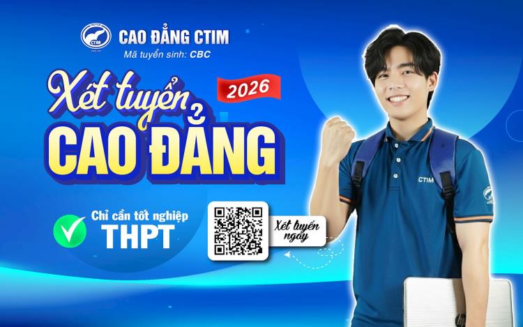THÔNG BÁO XÉT TUYỂN CAO ĐẲNG CHÍNH QUY 2026